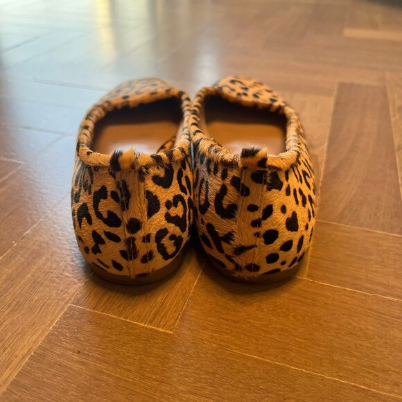 Aqua Leopard Print Flats - Picture 3 of 4